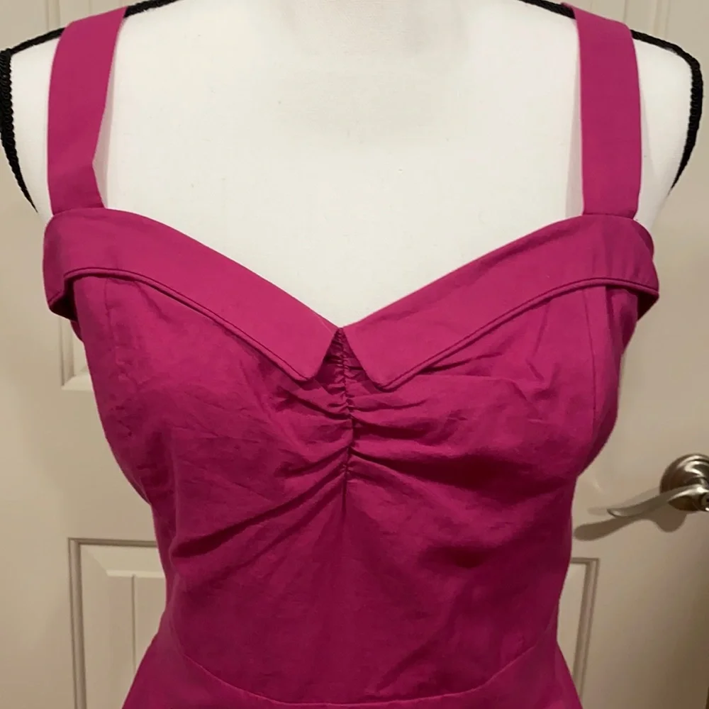 Bettie Page by Tatyana Pink Embroidered Circle Dress NWT - Picture 2 of 8